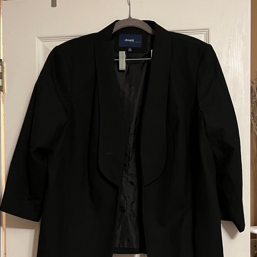 Eloquii Black Blazer Jacket
